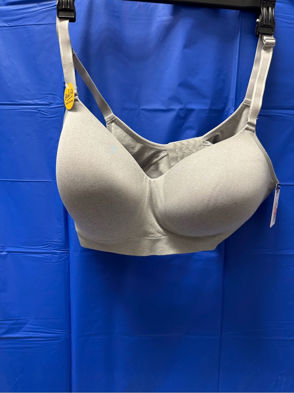 Fruit of the Loom Light Gray Seamless Wireless Bra